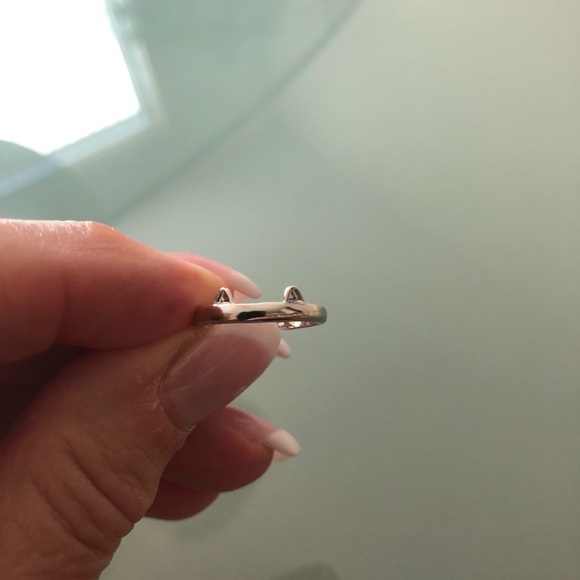 Cat dog ring adjustable 925 silver cat dog - Picture 4 of 4